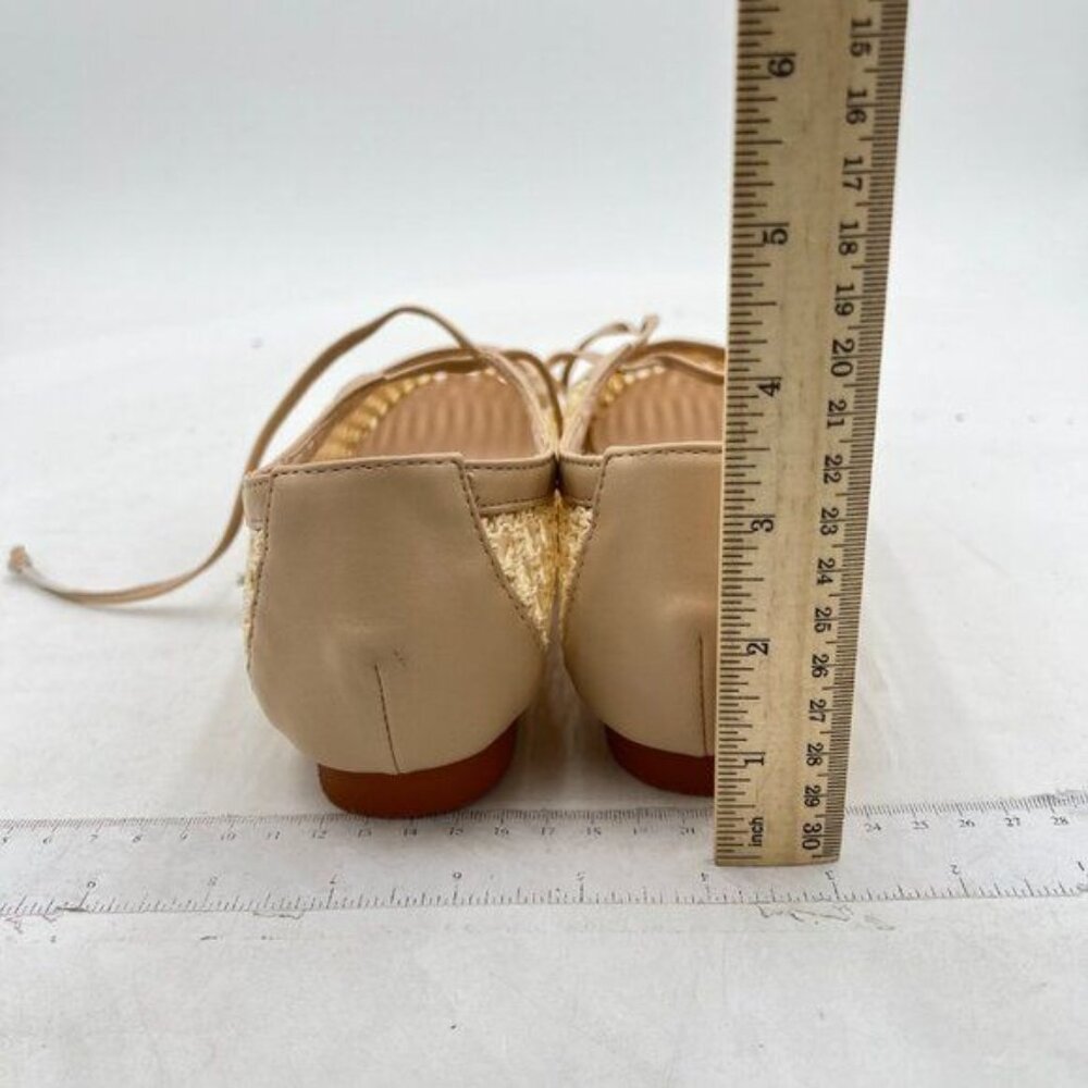 Women Cute Bowtie Closed Square Toe Mary Jane Flats Slip On Cutout Ballet Flat S - Picture 4 of 6